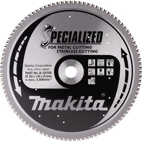 Makita B-33750 Specialized Kreissägeblatt 305 x 254 mm 100T Metall (1/4)