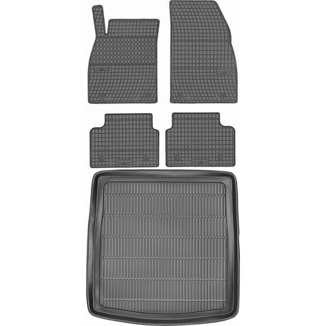 Juego de alfombrillas de goma para coche y maletero para Opel Insignia A Sedán/Hatchback (2009-2017). (1/5)