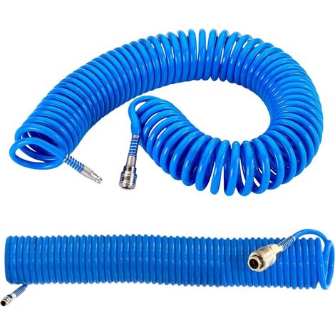 Tubo Aria Compressa 15 Metri Flessibile per Compressore Attacco Rapido (1/5)