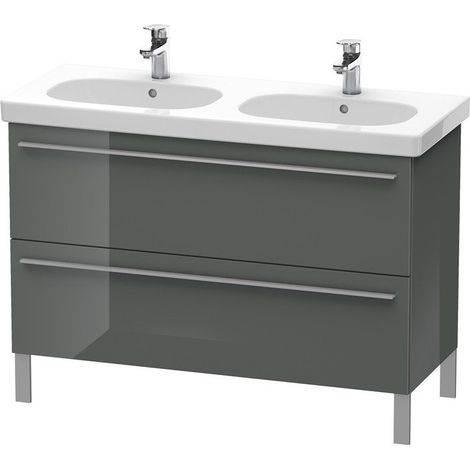 Meuble sous-vasque X-LARGE 1150x470x668mm Gris Doloaveci brillant
