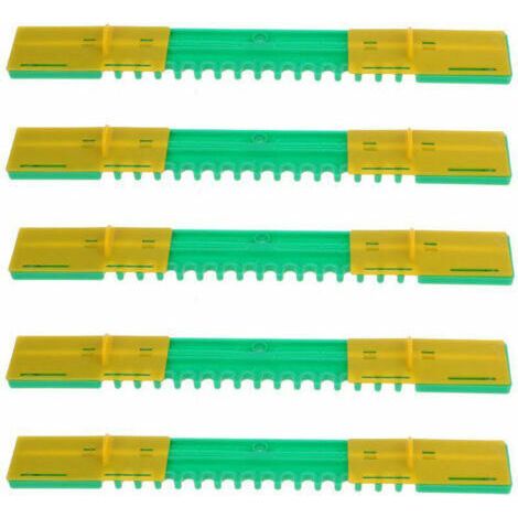 NALOOKAMIC 5 pièces Cadre Ruche en Plastique Porte pour Ruche entrée réducteur Porte traité Anti évasion Cadre Abeille pour l'apiculture sans Rouille