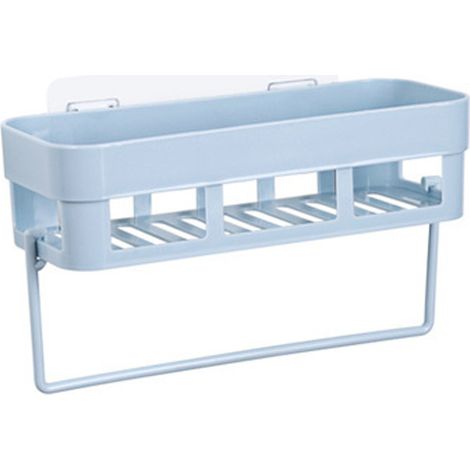 Étagère de douche adhésive pour salle de bain, support mural, beige (1/5)