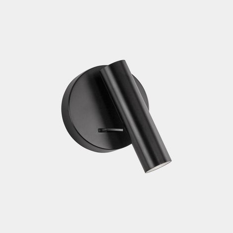 LEDS C4 Stylus Applique murale de lecture LED noire 4,8 W, température de couleur 2700-3000-4000 K, variation d'intensité par coupure de phase (1/2)