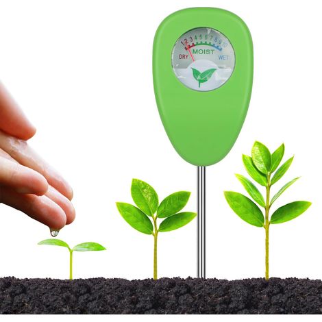 Humidimètre de Sol Hydromètre,Plante Capteur Humidité Hygrometre,Soil Moisture Meter Tester Jardinage Testeur Mètre d'humidité,Jardins,fermes,Plantes d'intérieur et d'extérieur(Pas Besoin de Batterie) (1/5)