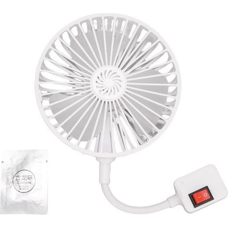 Miniature desk fan with essential oil diffuser, flexible and quiet – 210 g (1/5)
