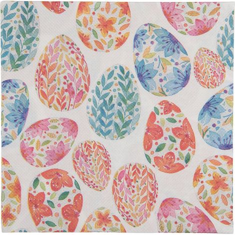 Serviettes en papier blanc pour repas quotidiens et fêtes - Lot de 20 - 33 x 33 cm - PANGIVO