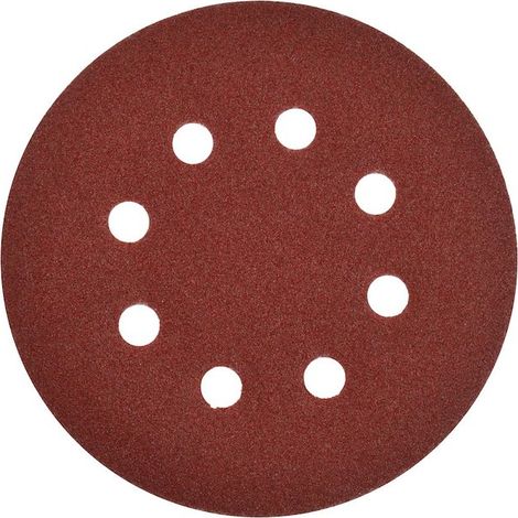 Carta abrasiva per disco P120 da 125 mm, dischi a 8 fori (50/2000)