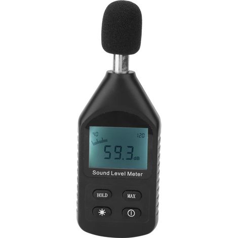 LCD Digital Noisemeter Sound Level Meter 30-130dB Noise Volume Measuring Instrument