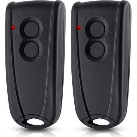 Télécommande Portail Garage pour EcoStar RSC2-433 RSE2-433 RSZ1-433, Compatible avec Hormann Ecostar Liftronic/TUBAUTO EuroPro 500/700/800 Portronic D2500/D5000/S4000, 2 Pièces (1/4)