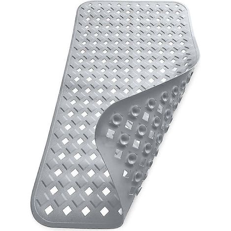 Rutschfeste Badematte mit starkem Griff, hautfreundlich, Bpa-frei, rutschfeste Duschmatte, waschbar, rutschfest (1/5)