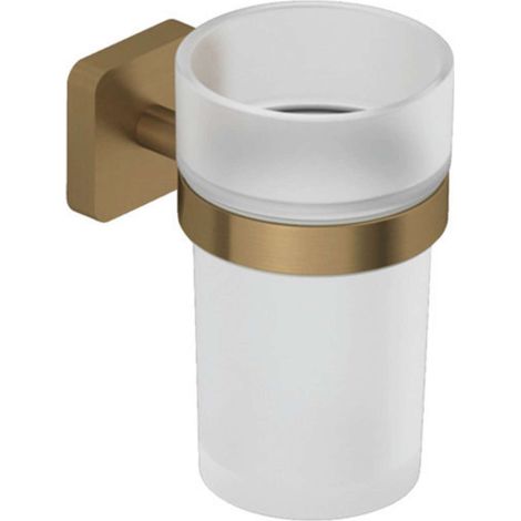 KLUDI-VELA S Portavasos - Brushed Bronze, 25975N1 (1/2)