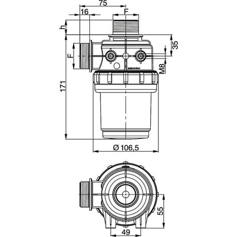 Filtre d'aspiration ARAG 3122058