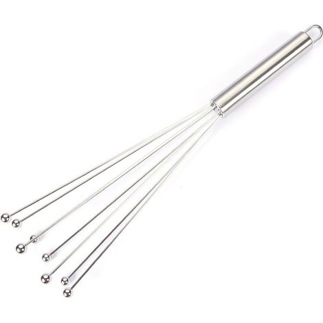 Blitzmixer, 25 cm Edelstahl-Schneebesen, Handmixer (1/5)