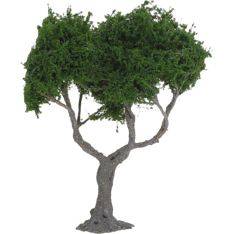Arbres Miniatures pour Maquette Design Réaliste en Plastique et Fil Vert, Modèle d'arbre Polyvalent pour Décor Architectural et Scènes de Train (1/5)