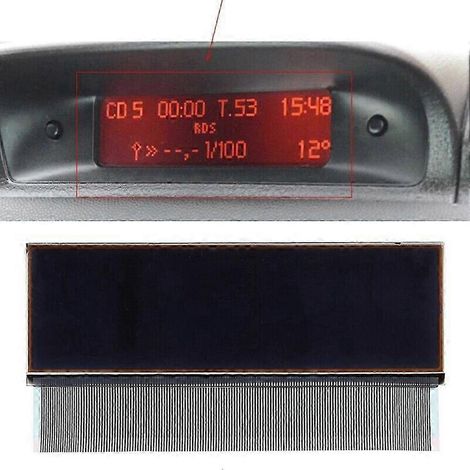 Écran de remplacement pour autoradio LCD de navigation Peugeot 307 (1/5)