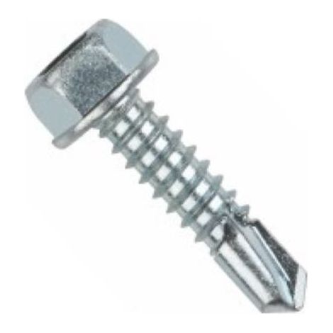 Vis auto-perceuse tête Hexagonale avec embase 4,2 x 19 mm (sachet de 500) (1/2)