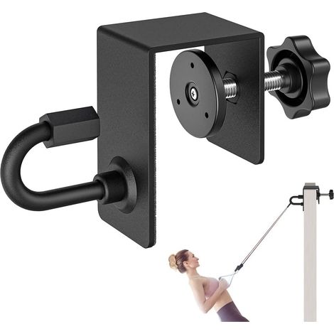 Ancrage de porte pour bandes de résistance, fixation d'ancrage de porte robuste, ancrages de montage de porte d'entraînement pour sangles de poids corporel, entraînement de force, exercice de (1/5)