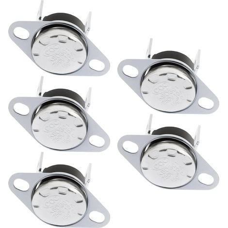 Thermostat KSD301 - Lot de 5 - 50°C Normalement Ouvert - Réarmement Automatique - Pour Électroménager - 20,6x31,8 Mm (1/5)