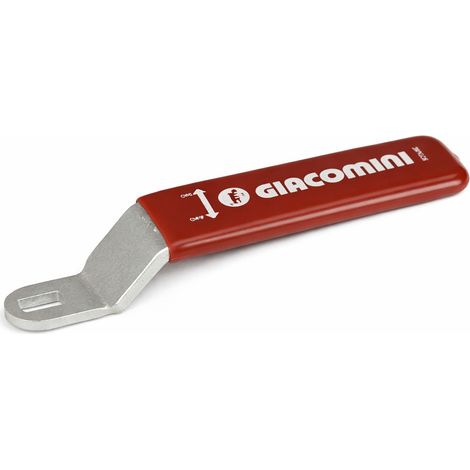 Poignée à levier rouge pour vannes à boisseau sphérique Giacomini P31LRY 2 1/2" - 3"