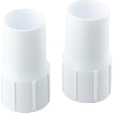 Lot de 2 manchons plastiques 38 mm pour tuyau d'aspiration de piscine, raccords vissés étanches
