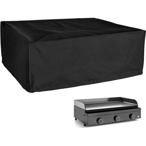 CHOYCLIT Housse, bâche de protection pour plancha, imperméable, anti UV 60 x 50 x 25 cm Noir (1/5)