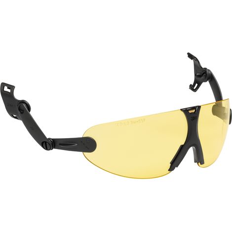 Lunettes de protection intégrées 3M/lunettes de sécurité V9 Jaune (1/4)