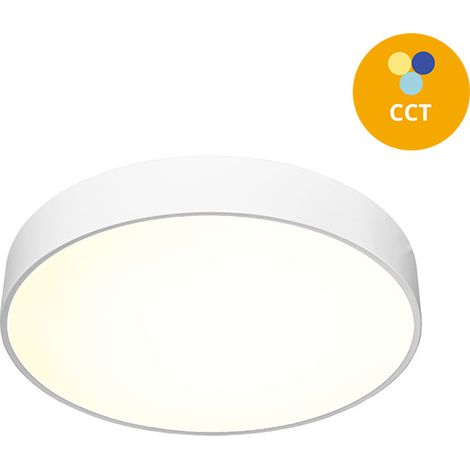 bilac plafoniera rotonda 62w led cct 3000/4200/6000k h.9xd.60cm white