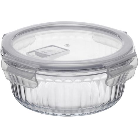 CONTENITORE PER ALIMENTI ROTONDO IN VETRO MARIET 960ML