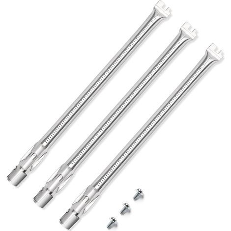 62752 19,5-Zoll-Brenner für Weber Genesis E/S-310 320 330 Gasgrills (2011–2016 mit vorderen Brennerknöpfen), nicht passend für Genesis II/LX 310 340 (1/5)