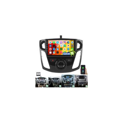 Autoradio Android 15 avec CarPlay, GPS, Wi-Fi et RDS pour Ford Focus MK3 (2012-2018) - 2+32G