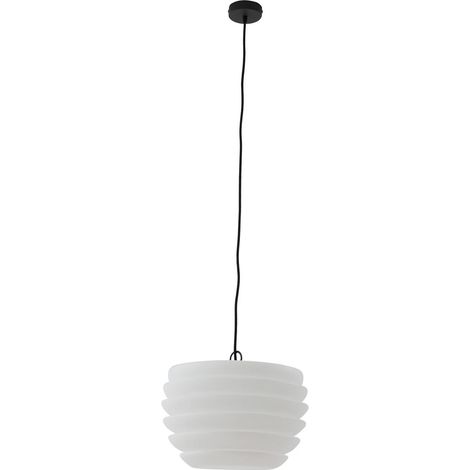 [GEBRAUCHT] B-Ware Lindby Außenhängeleuchte Arona Weiß Kunststoff ø 38 Cm Deckenlampe Lampe Leuchte