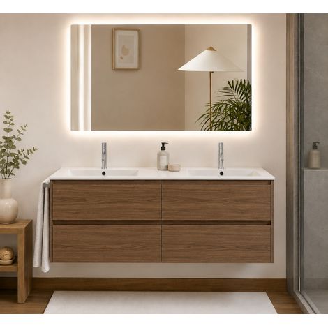 Bathroom furniture set IBIZA QUATTRO without mirror with washbasin Tea ash (1/5)
