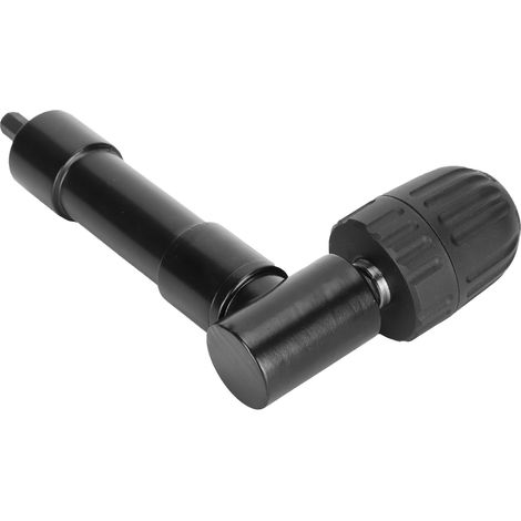Adaptateur de perçage à angle droit 90 degrés, rallonge de mandrin, outils noirs (1/5)