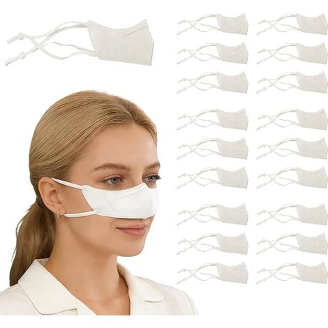 Set de 20 protège-nez - Masque nasal - Protège-nez pour la protection contre le pollen, la poussière et la pollution atmosphérique - Respirable et ajustable pour les activités extérieures (1/5)