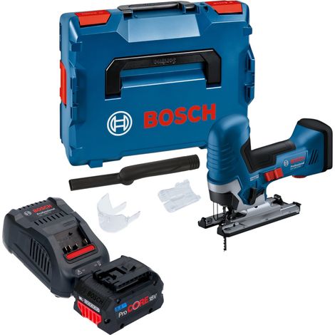Bosch GST 18V-125 S Professional Akku Stichsäge 18 V 125 mm Brushless + 1x ProCORE Akku 5,5 Ah + Ladegerät + L-Boxx