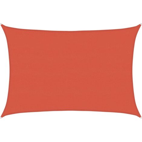 Maison Exclusive - Vela Parasole 160 g/m² Terracotta 5x7 m in HDPE (1/5)
