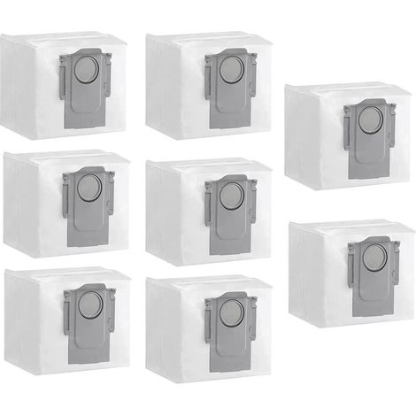 Lot, de 8 sacs à poussière pour robot aspirateur Roborock pour accessoires de balayeuse Roborock G10S PRO S7MaxV Uitra (1/5)