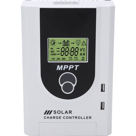 Contrôleur de Charge solaire MPPT 40A, régulateur de panneau IP30 étanche pour camping-Car, Yacht, bateau (1/5)