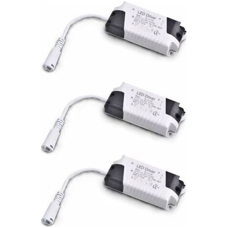 Pack x3 Transformateur Driver 18W-24W DC, entrée multi-tension 85-265V Ac 50/60Hz, sortie 36-72 Vdc 240-260 mA. Valable pour remplacer les downlights et autres équipements LED (1/4)