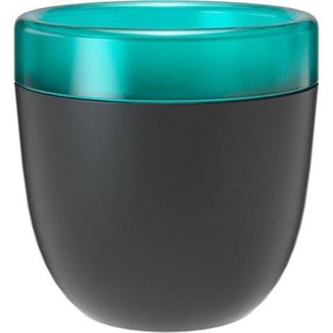 Pot de fleur auto-arrosant double pot + Plastique + 7x11.5cm + Noir et blanc + 1x (1/5)