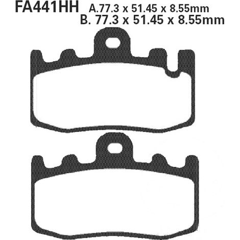 Pastiglie freno EBC FA441HH