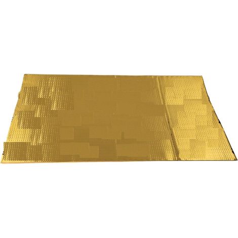 Materiau isolation or en aluminium butyle 460x800x2.1mm 5 pieces