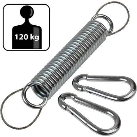 Steel Spring for Hanging Chair Hanging Chair Hammock with Safety Rope and Two Carabiners (1/4)