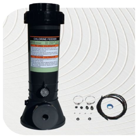 Chlorinateur 2 kg Sun Pro Line – Distributeur automatique de chlore – Montage by-pass ou en ligne – Capacité jusqu'à 60 m3
