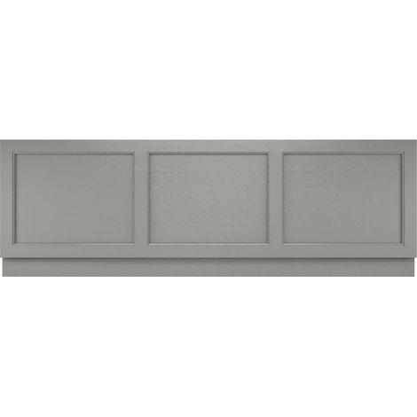 Old London Storm Grey Woodgrain 1700mm Bath Front Panel - LOP205 (1/2)