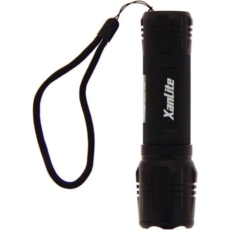 Lampe torche LED rechargeable, 6 LED, faisceau lumineux ultra-lumineux, 4 modes, étanche, pour la chasse, les urgences et le camping.