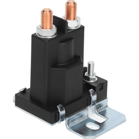 Anlasserrelais 100A Anschluss Rasenmäher-Anlasserrelais Ersatz für Fahrzeuge 24V (1/5)