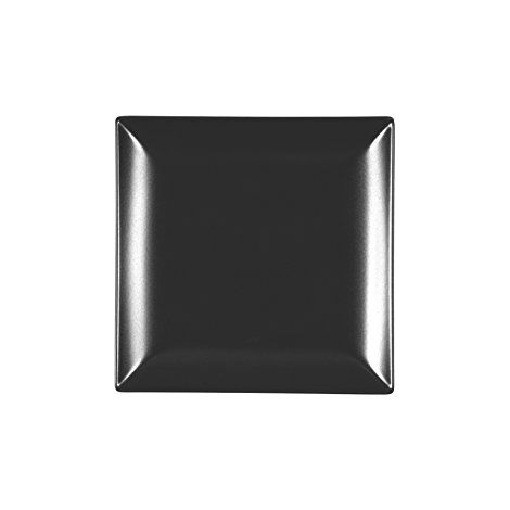 H&h set 6 piatti frutta boston nero cm 18x18 (1/4)