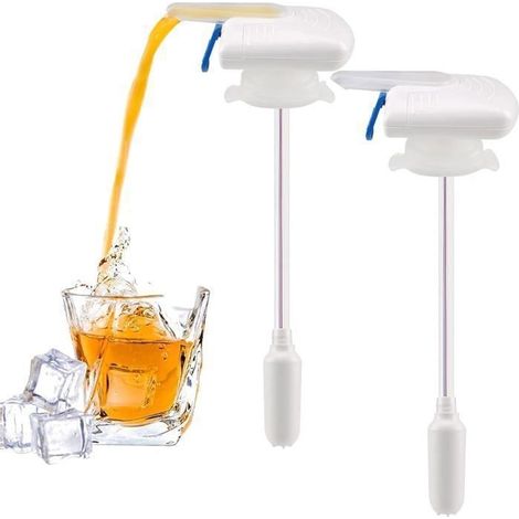 2pcs Pompe de boisson automatique, Gadget robinet électrique Portable, Distributeur de boissons eau jus lait (1/5)