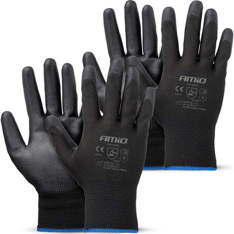 Gants de protection en polyuréthane taille 9 3131X 4 pièces amio-04632 (1/5)